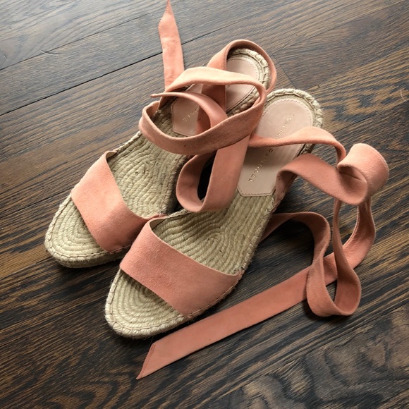 Loeffler Randall wedge sandals sz 6.5 - Picture 3 of 6